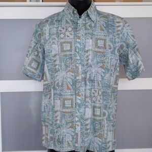Reyn Spooner Reverse Print Hawaiian Shirt